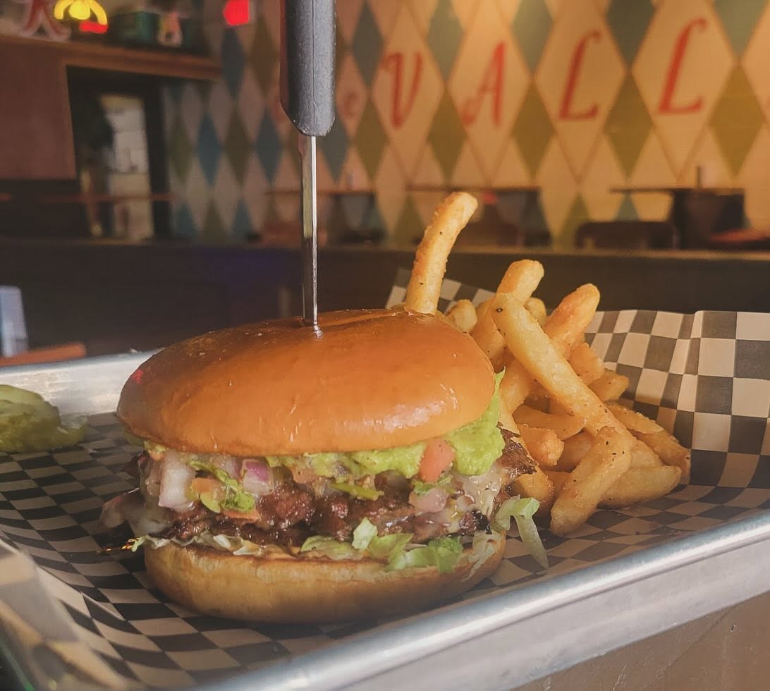 Bacon cheeseburger at The Valley