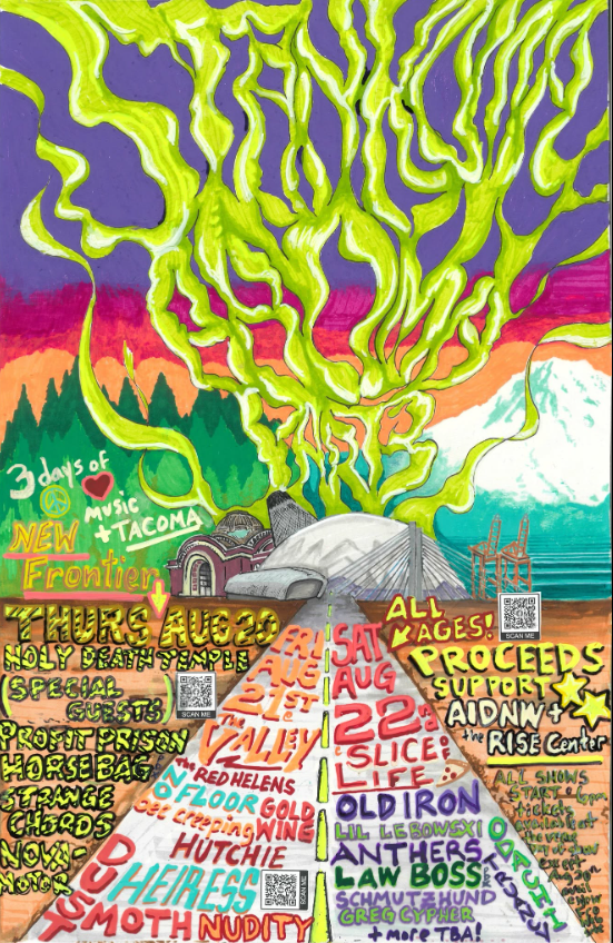 Poster: New Frontier Arts festival including The Valley