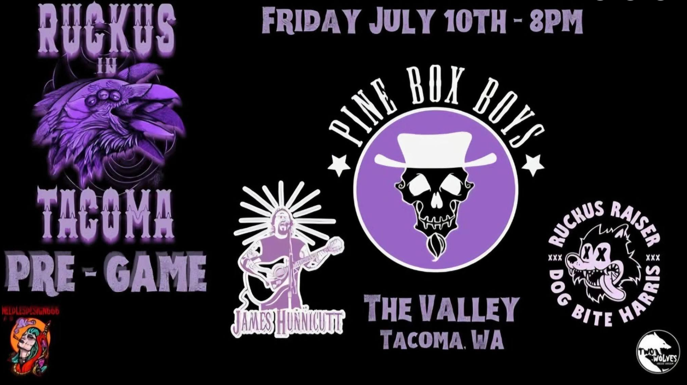 Poster: Ruckus pre-game at The Valley