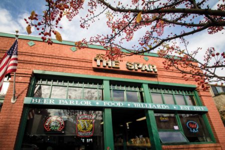 The Spar storefront in Old Town Tacoma